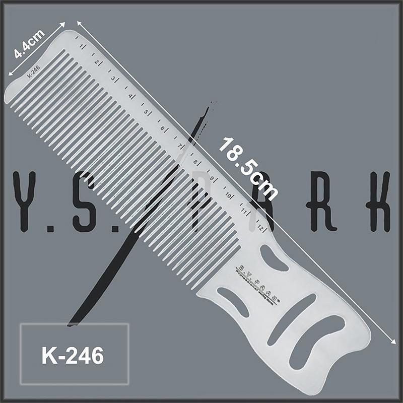 Transparent Salon Hair Comb With Professional Barber Hairdressing Scale Comb