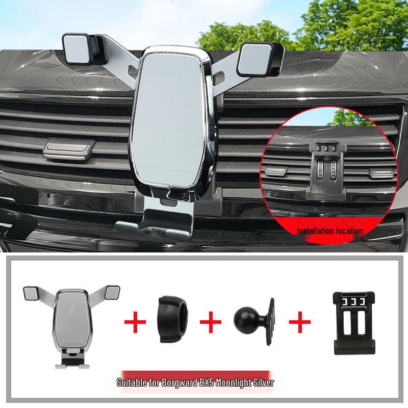 Borgward BX5 Car Phone Holder with Wireless Charging & Navigation for 2016-2020 Models
