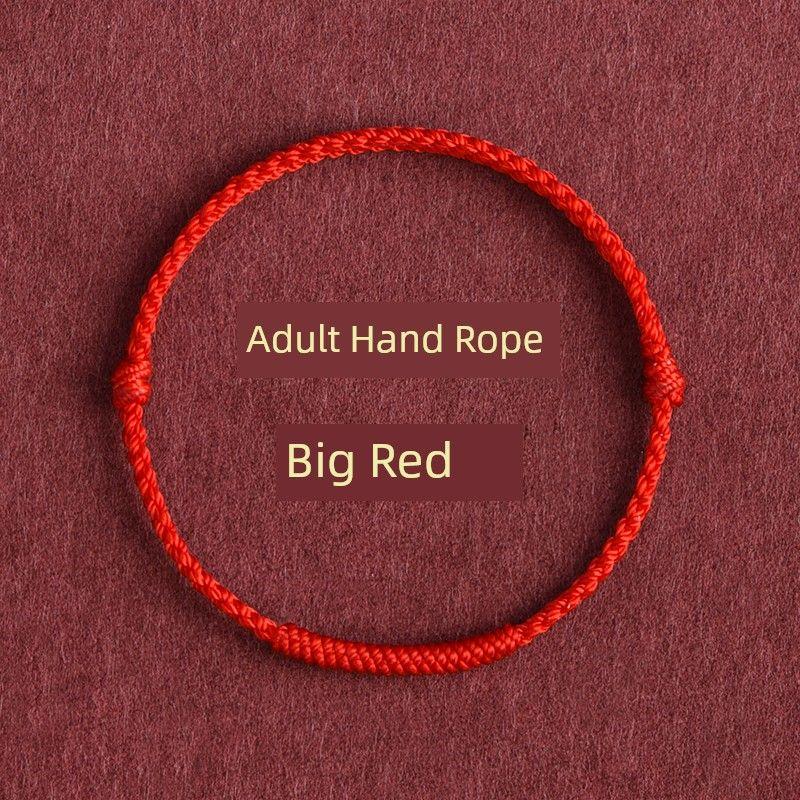 This Animal Year Red Rope Bracelet Female Couple Anklet Bad Luck Lucky Carrying Strap Baby Kids Safe Foot Chain Male Gift