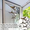 Halloween spider web holiday decoration bedroom windowsill stickers double-sided printing visible electrostatic glass film