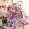 b-BanG Dream Girls Band Party Uehara himari Flannel warm soft plush blanket sofa living room hogar bedroom travel gift home