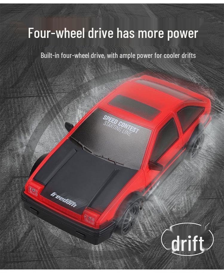 1:24 Scale 2.4GHz High-Speed Drift RC Car with Four-Wheel Drive