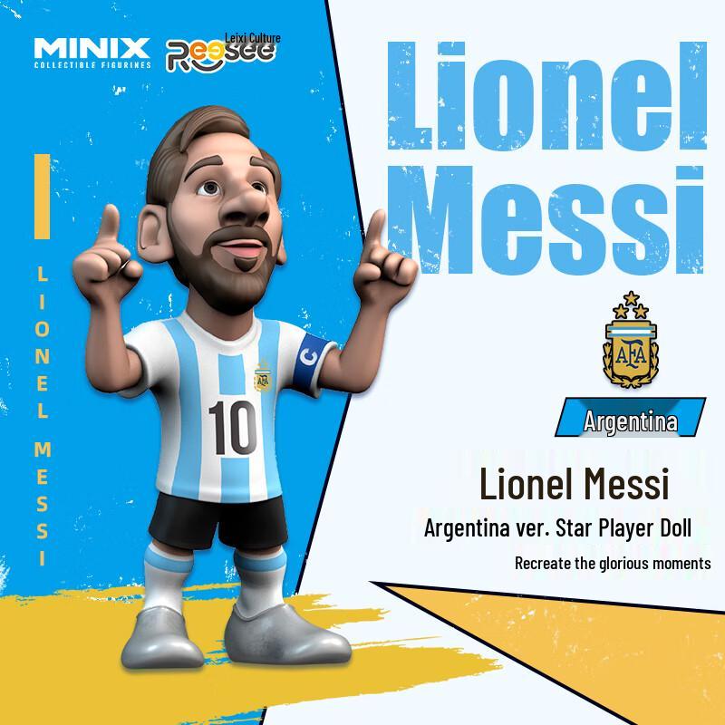 Minix Collectibles Фигурка Лионеля Месси Звезда Футбола Аргентины