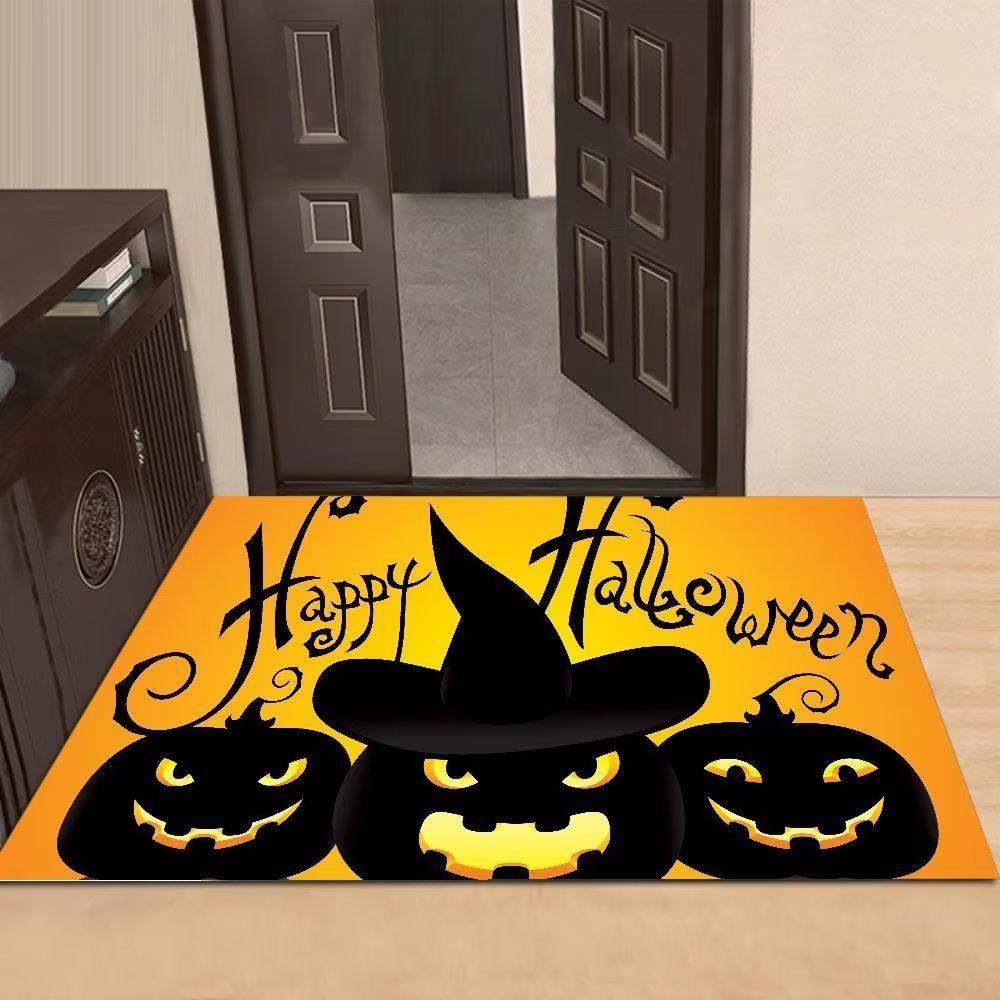 Home Christmas Front Door Porch Carpet Floor Mat Halloween Living Room Coffee Table Mat Bathroom Thick Non-slip