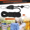 3Pcs Portable Clothesline Travel Indoor Outdoor Clothes Drying Line Laundry Hanger for Yard Balcony Drying Rack