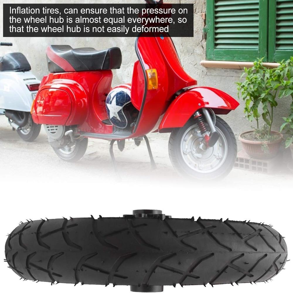 Aluminum Alloy Hub Electric Scooter Wheel 12 1/2X2 1/4 Size Rubber Tyre Wheel  Electric Scooter Use