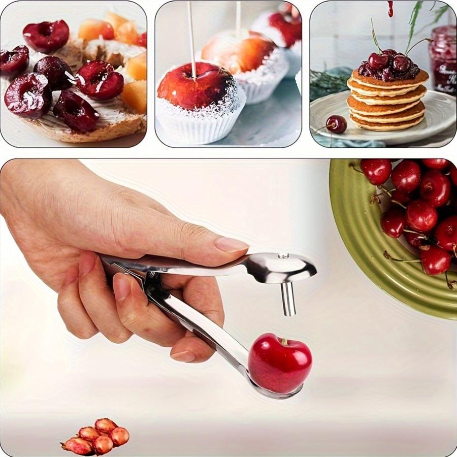 [Odolný odpeckovač třešní] Odolný nerezový odpeckovač třešní | Snadno použitelný odpeckovač ovoce - Kuchyňský gadget pro všechna roční období