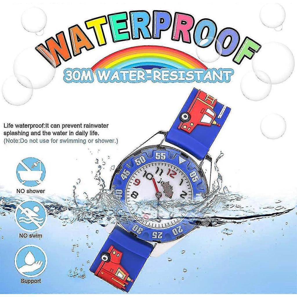 Kids Watch,kids Waterproof Wrist Watch Quartz Movement,3d Cartoon Design,digital Children Watch For 3 Years Old To 11 Years Old Girl Boy