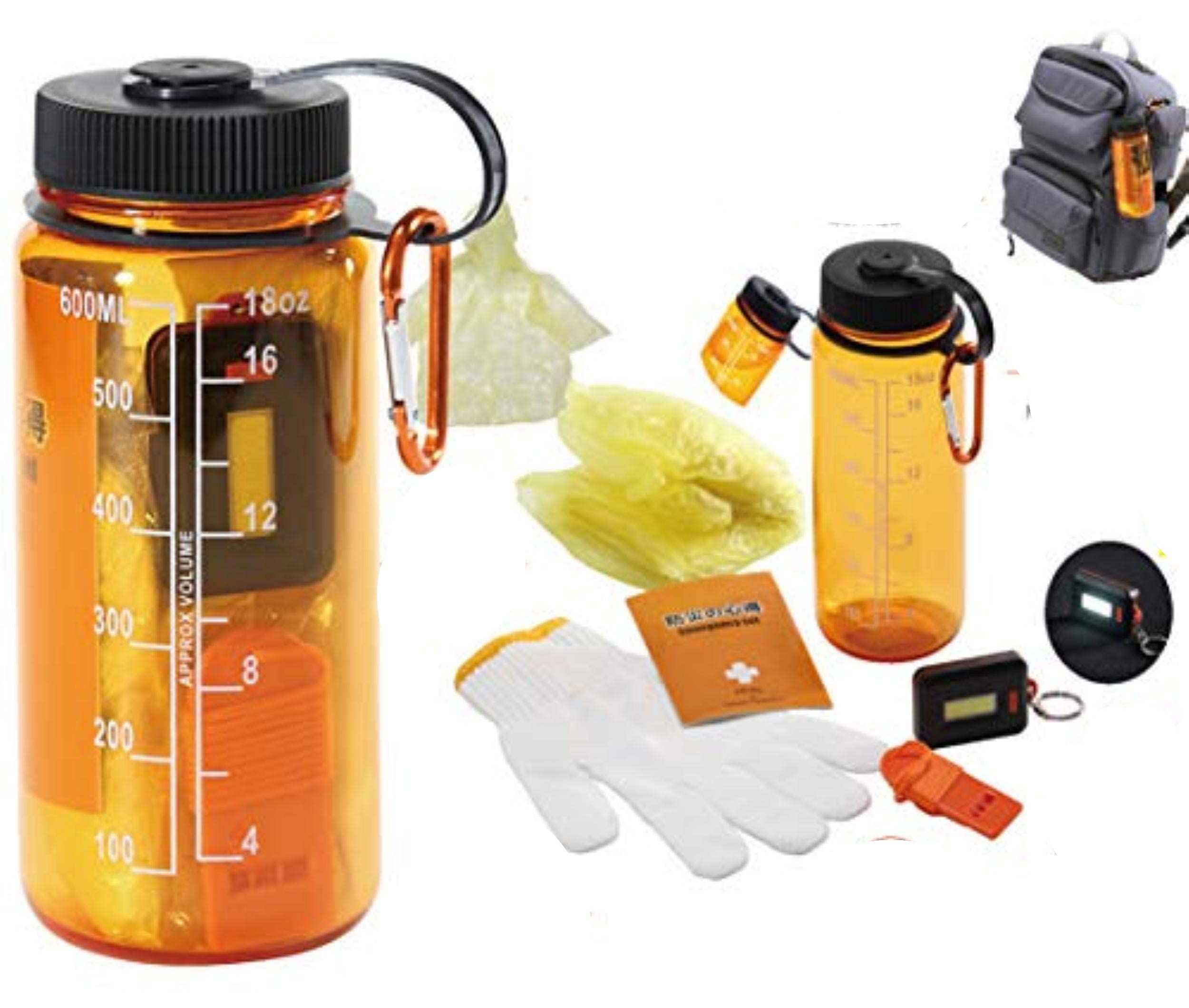 

Epios Готовность к стихийным бедствиям Набор бутылок для готовности к стихийным бедствиям для 1 человека 7324 x 6 Бутылок Комплект, 7 предметов,