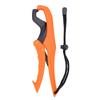 Fischgreifer Werkzeug ABS Griff Tackle Halter Fischklemme mit verstellbarem Seil (Orange, S)