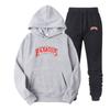 Tide brand sweater set BACKWOODS printed men's and women's fleece hoodie two-piece set