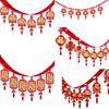 Golden Fu Character New Year Garland