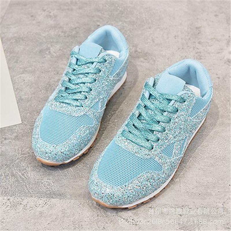 

Large size women s casual shoes 2020 autumn muffin platform mesh sports women s shoes 43 светло-синий