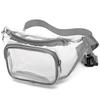 2025 Waterproof PVC Transparent Sports Waist Bag - Running, Cycling, Travel, Outdoors, Makeup