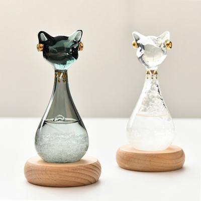 1PC Weather Forecast Bottle Anderson Cat Storm Bottle Birthday Gift Gift Egyptian Cat Weather Bottle