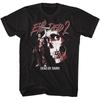 Evil Dead Ash and Skull Black Adult T Shirt