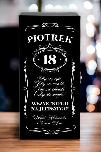 Prezent Na 18 20 30 40 50 60 70 Urodziny Dla Faceta Pudełko Na Whisky