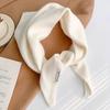 British Korean Style Niche Wool Knitted Triangular Scarf Women Headscarf Knitted Scarf Multi-functional Warm Knitted Scarf