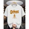 Taglie europee Maglietta a maniche corte con stampa del pattern Classico Nostalgico "Goonies", Stile Vintage
