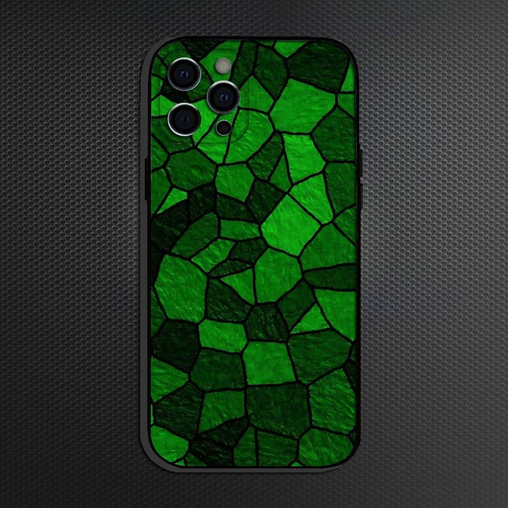 Glass Illustration Phone Case For iPhone 16,15,14,13,12,11 Plus,Pro Max, Others Soft Black Cover