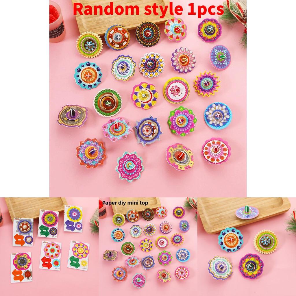 Diy Childrens 3d Puzzle Paper Gyroscope Art Craft Gift For Kids And School Rewards