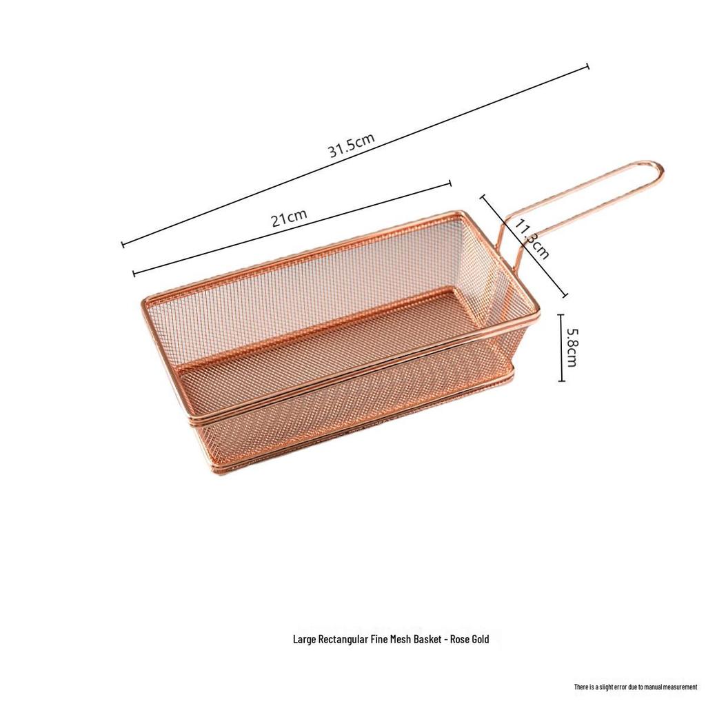 Stainless Steel Blue Fried Snack & Dipping Sauce Dish Set - Artistic Concept for Restaurants and Clubs
