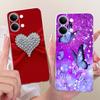 Transparent Casing For Vivo Y05 Cover Luxury Cute Cat Fashion Butterfly Cool Painted Funda For Y05 Vivo Phone Case