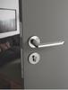 BAGB Magnetic Silent Nickel-Brushed Indoor Door Handle for Bedrooms