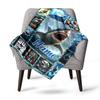 Shark Attack Home Customize Your Name Blankets Comfortable Soft Lightweight Allseason Multipurpose Blanket For Picnics Sofas Offices Beds Living Rooms