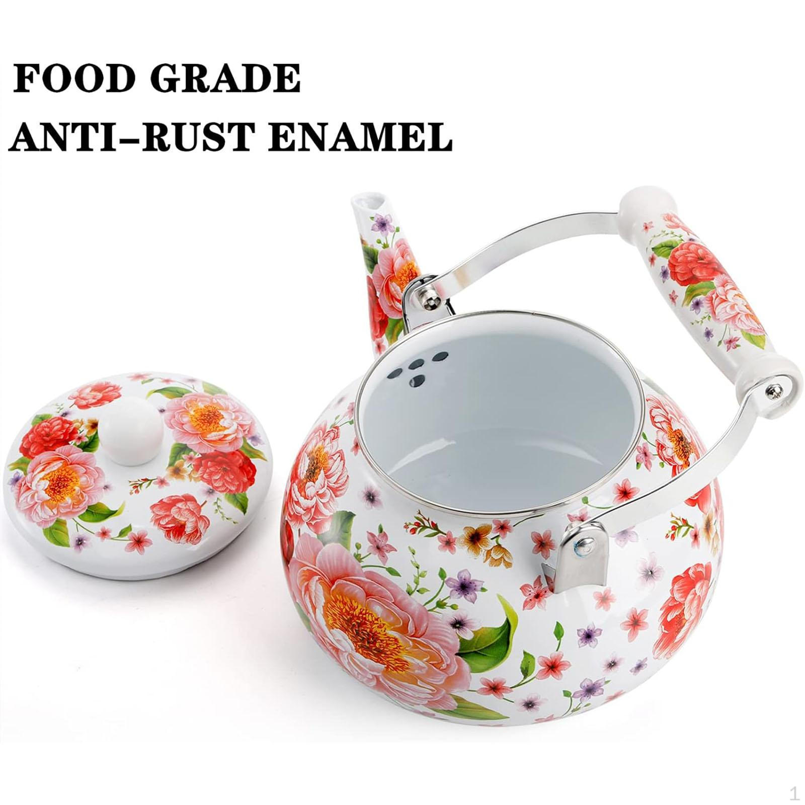 

Элегантный эмалированный чайник для домашнего и офисного использования Style B