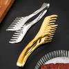 Thickened Stainless Steel Clip Buffet Points Food-Grabbing Device Bread Clip Steak Barbecue Meat Clip Food Pasta Clip