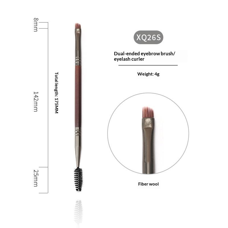 Professional Animal Hair Makeup Brush Set Complete Soft Bristles for Eyeshadow Lip Foundation Beginner Use