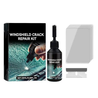 Windshield Crack Repair Kit - 20ml, Glass Glue, Transparent, Auto Repair, Screen Repair, Mirror