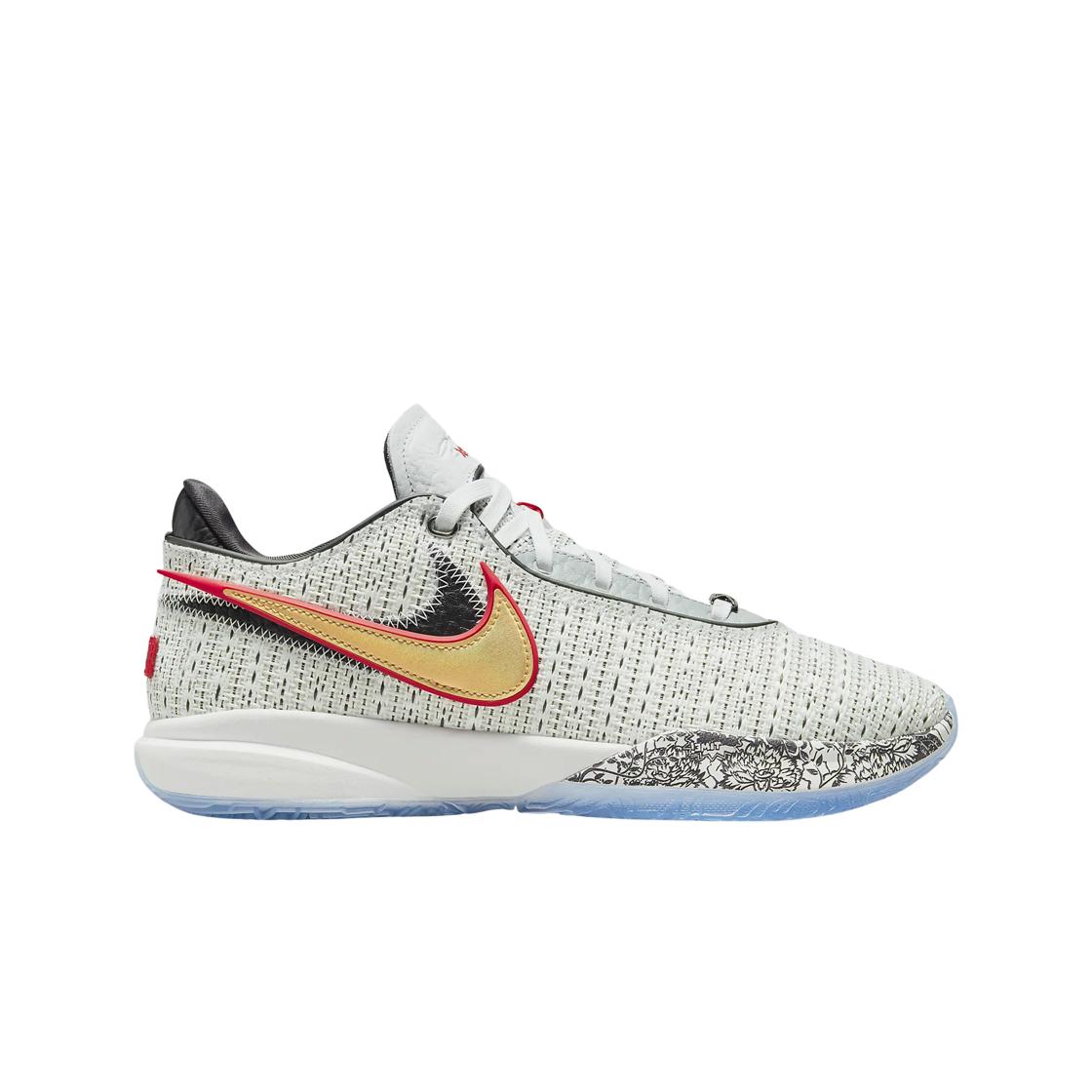 

Мужские кроссовки Nike LeBron XX EP White Metalic Gold DJ5422-100