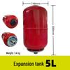 Integrated System: Air Source Heat Pump Buffer Tank with Underfloor Heating, Pressure Relief Valve, Air Vent, and Pressure Gauge