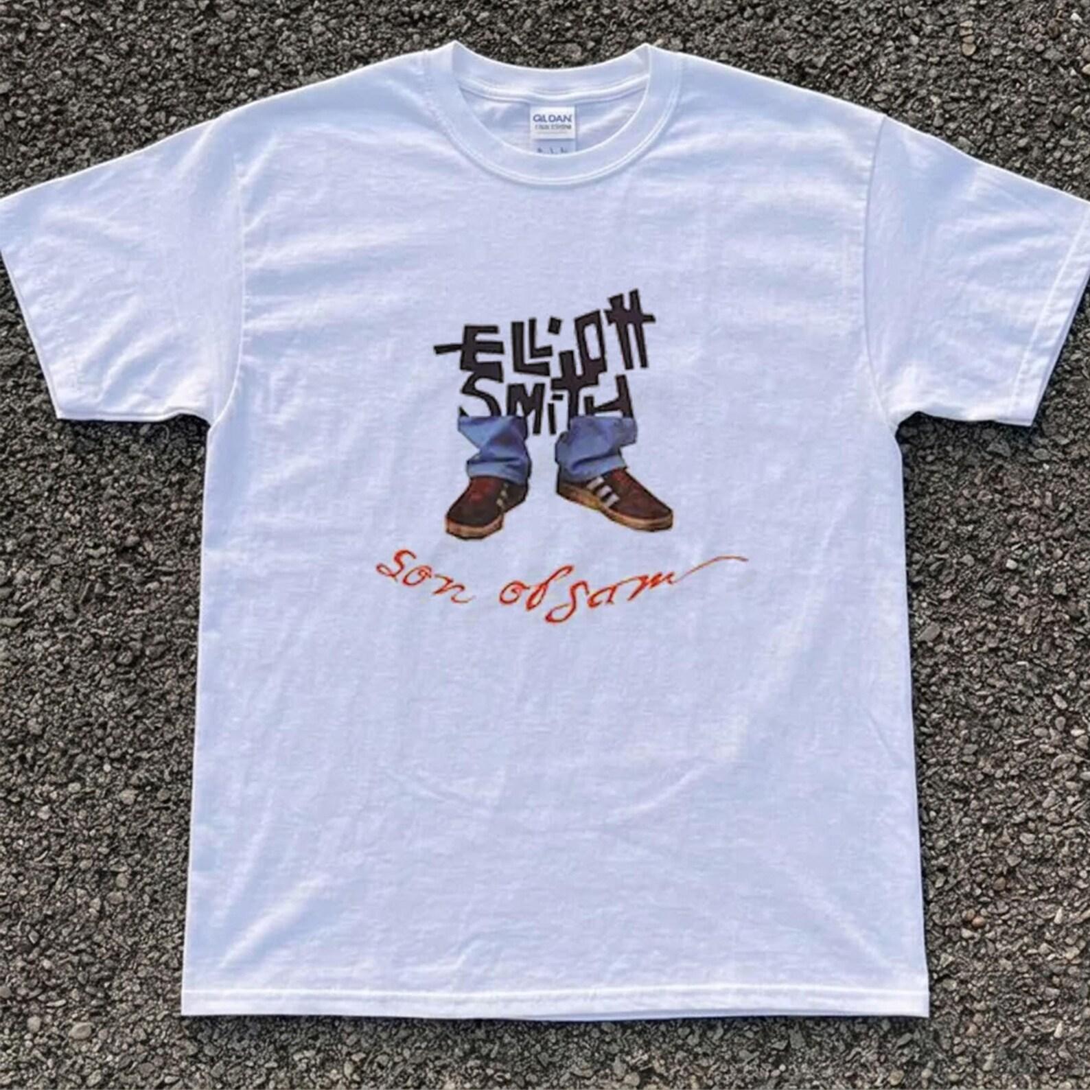 Elliot Smith Son of Sam Retro Graphic T-Shirt, Distressed Rock Music Tee, unisex shirt L