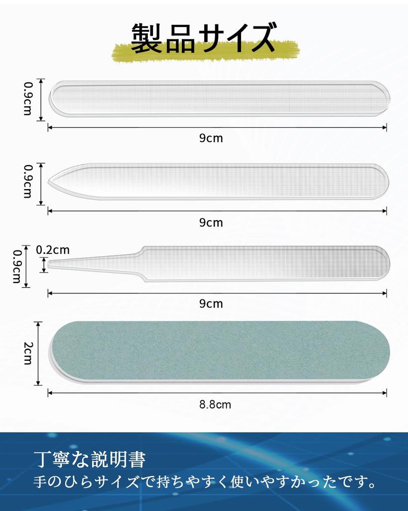 Herimo Glass File Set Selected Essential Sponge File Set for Bipla Resin Model Gate Glass File with Fine Tip [Carefully Items] Making, Processing,