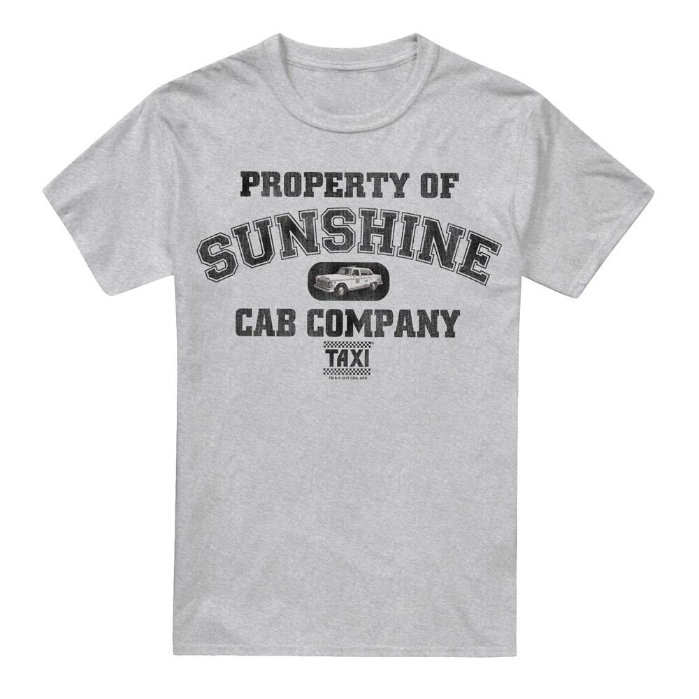 Taxi Property Of Sunshine Cab 100% Cotton T-shirt Mens Tees Top S-5XL, Athletic Heather 3XL
