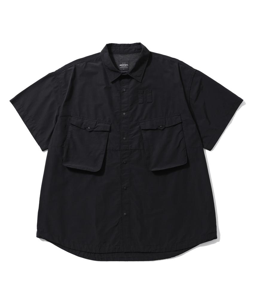 Haebeuopeudyuti Ripstop Hiker Half Sleeve Shirt (Black)