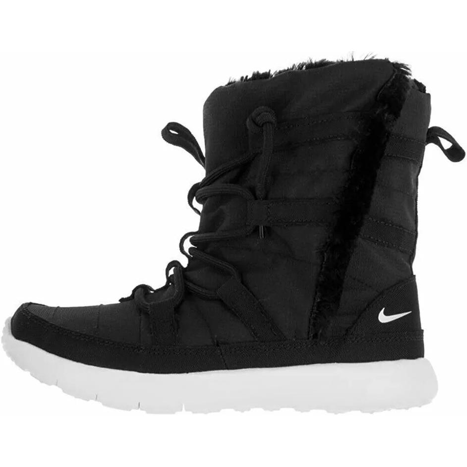 Nike Roshe One Comfortable Versatile Anti-Kick Wear-Resistant High-Top Walking Shoes Baby Shoes Black 807741-001