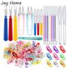 Set di 29 Pezzi di Strumenti per Cucito a Mano, Fermagli per Quilting e Cucito, Scucitori e Penna Termosensibile per Marcatura Tessuti per Ricamo e Sartoria