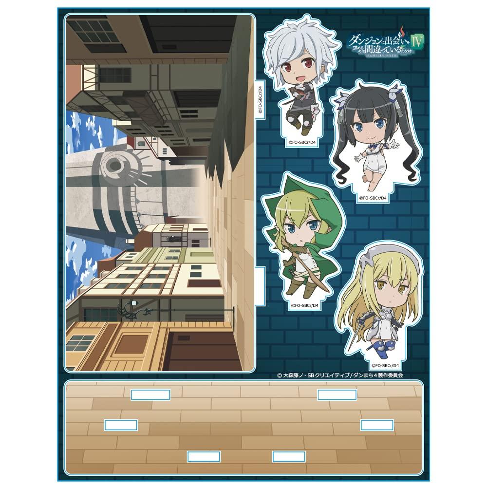 Is It Wrong To Try To Pick Up Girls In a Dungeon? IV Acrylic Diorama (Deformed Characters)