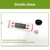 Ölthermometer, empfindliches, präzises LCD-Display, Edelstahlsonde, Fleischtemperaturmessgerät für Zuhause