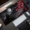 LargeSized Esports Gaming Mouse Pad with Traditional Chinese Red Cherry Blossom  Ancient Architecture Design