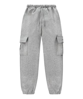 INJIACTIVE Fleece Cargo Jogger Melange Grey