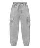 INJIACTIVE Fleece Cargo Jogger Melange Grey