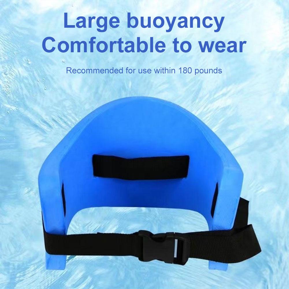 EVA Swim Flotation Belt Reduce Joint Pressure Adjustable Flexible Fit Swimming Flotation Exercise Belt Waist Floating Belt