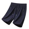 Ice Silk Shorts Men's Thin Loose Quick-drying Casual Pants Large Size Sports Beach Pants
