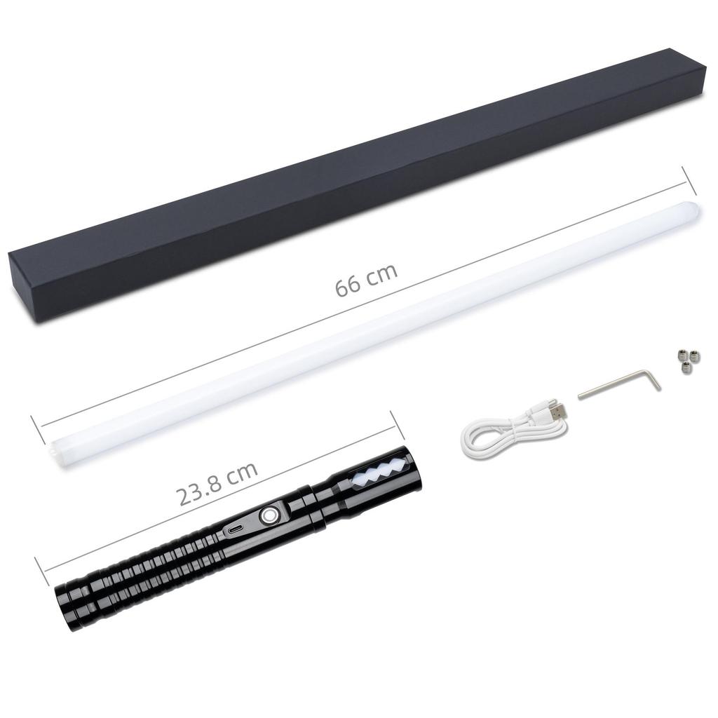 LED Alloy Lightsaber Toy - Rechargeable, Luminous Pixel Design for Kids 