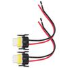 2stk H11 keramisk hunnkontakt 2 pins 2 hulls ledningsnettutskifting 1mm 1224V